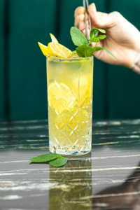 Mint Lemonade Cooler non alcohol boat drink
