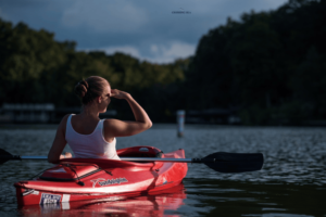 Kayak type of small boat