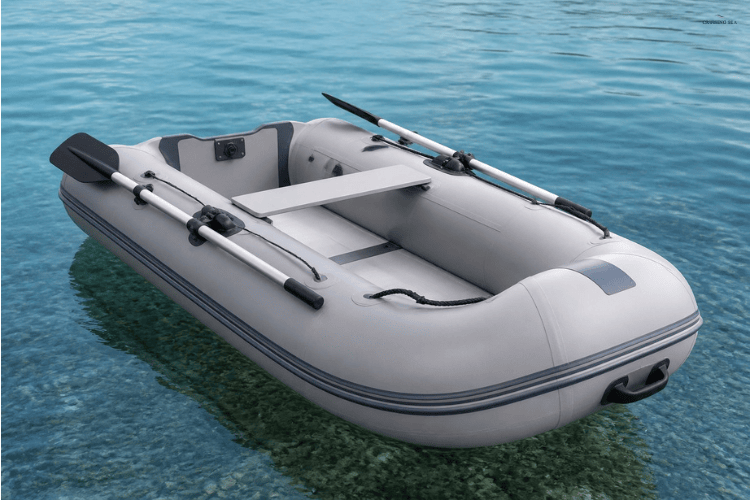 Adjustable aluminium oars for inflatable boats